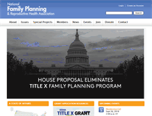 Tablet Screenshot of nationalfamilyplanning.org